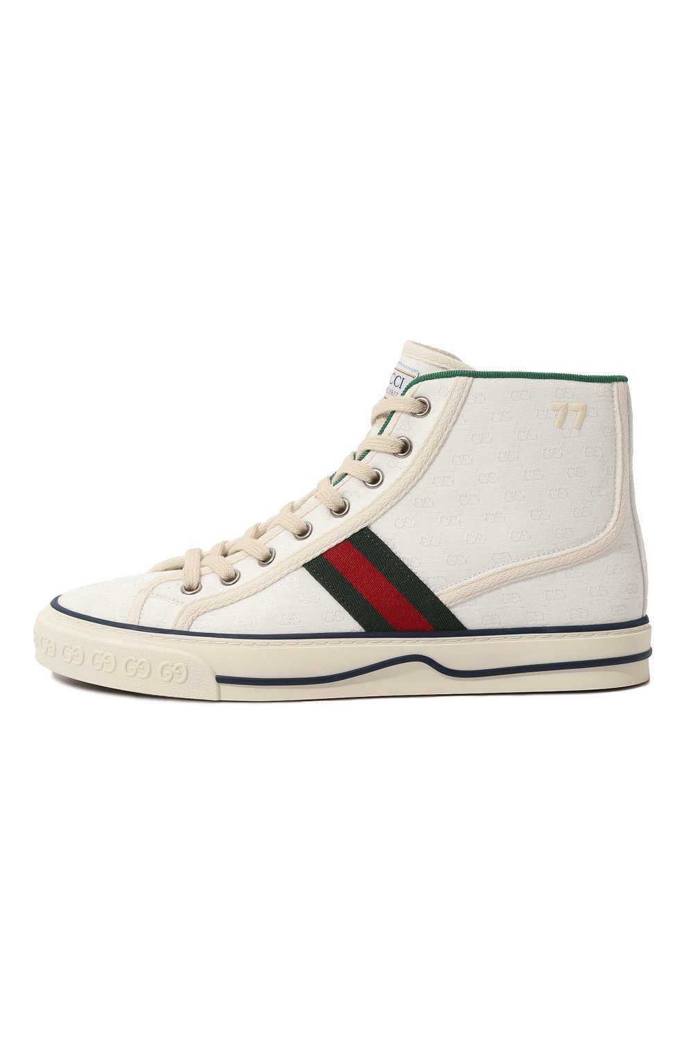 Текстильные кеды Tennis 1977 Gucci 627838 99WM0 Фото 4