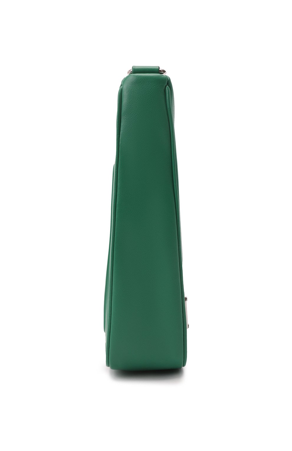Женский клатч PRADA зеленого цвета, арт. 1NE039-2BYA-F0458 | Фото 3 (Размер: medium; Материал: Натуральная кожа; Женское Кросс-КТ: Клатч-клатчи)