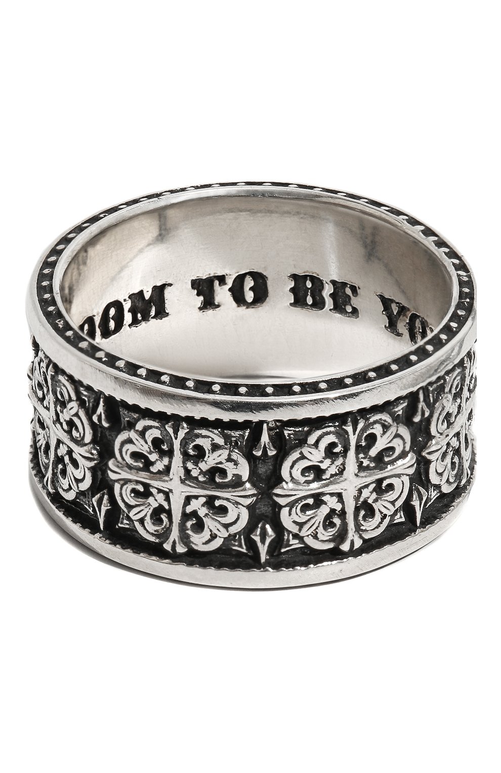 Мужское серебряное кольцо легенда GL JEWELRY серебряного цвета, арт. M700002-S97-01 | Фото 3 (Материал: Серебро)