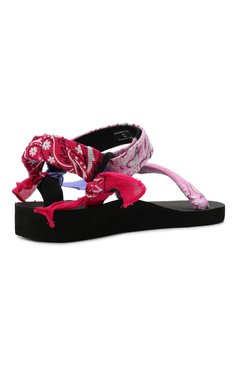 Женские текстильные сандалии ARIZONA LOVE розового цвета, арт. TKMIXP/TREKKY SANDALS | Фото 5 (Материал внешний: Текстиль; Подошва: Платформа; Региональные ограничения белый список (Axapta Mercury): RU)