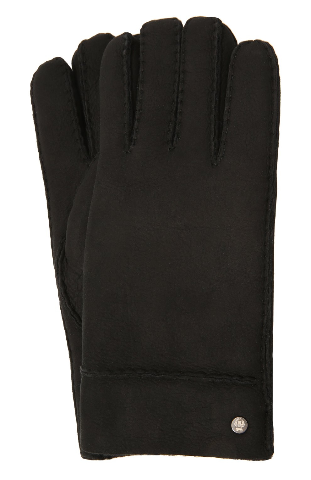 Мужские замшевые перчатки ROECKL черного цвета, арт. 13013-880 | Фото 1 (Материал внутренний: Не назначено; Материал: Натуральная к ожа; Кросс-КТ: Пуховик; Материал сплава: Проставлено; Нос: Не проставлено; Статус проверки: Проверена категория)