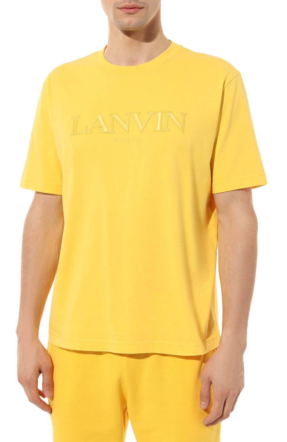 Хлопковая футболка Lanvin  RM TS0005/J208 Фото 3