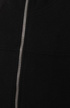 Мужской пальто из шерсти и кашемира ANDREA YA'AQOV черного цвета, арт. 23MINS28 | Фото 5 (Материал внешний: Шерсть; Застежка: Молния; Рукава: Длинные; Материал сплава: Проставлено; Драгоценные камни: Проставлено; Длина (верхняя одежда): Короткие; Мужское Кросс-КТ: пальто-верхняя одежда; Стили: Кэжуэл)