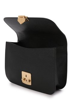 Женская сумка MIU MIU черного цвета, арт. 5BD230-2AJB-F0002-OOO | Фото 5 (Сумки-технические: Сумки через плечо; Материал: Натуральная кожа; Ремень/цепочка: На ремешке; Размер: small)