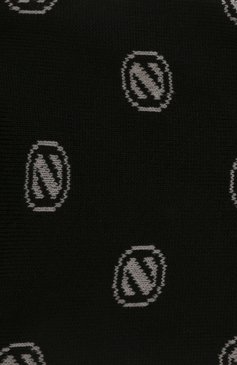 Мужские хлопковые носки ERMENEGILDO ZEGNA черного цвета, арт. N5V024500 | Фото 2 (Кросс-КТ: бельё; Материал внешний: Хлопок)