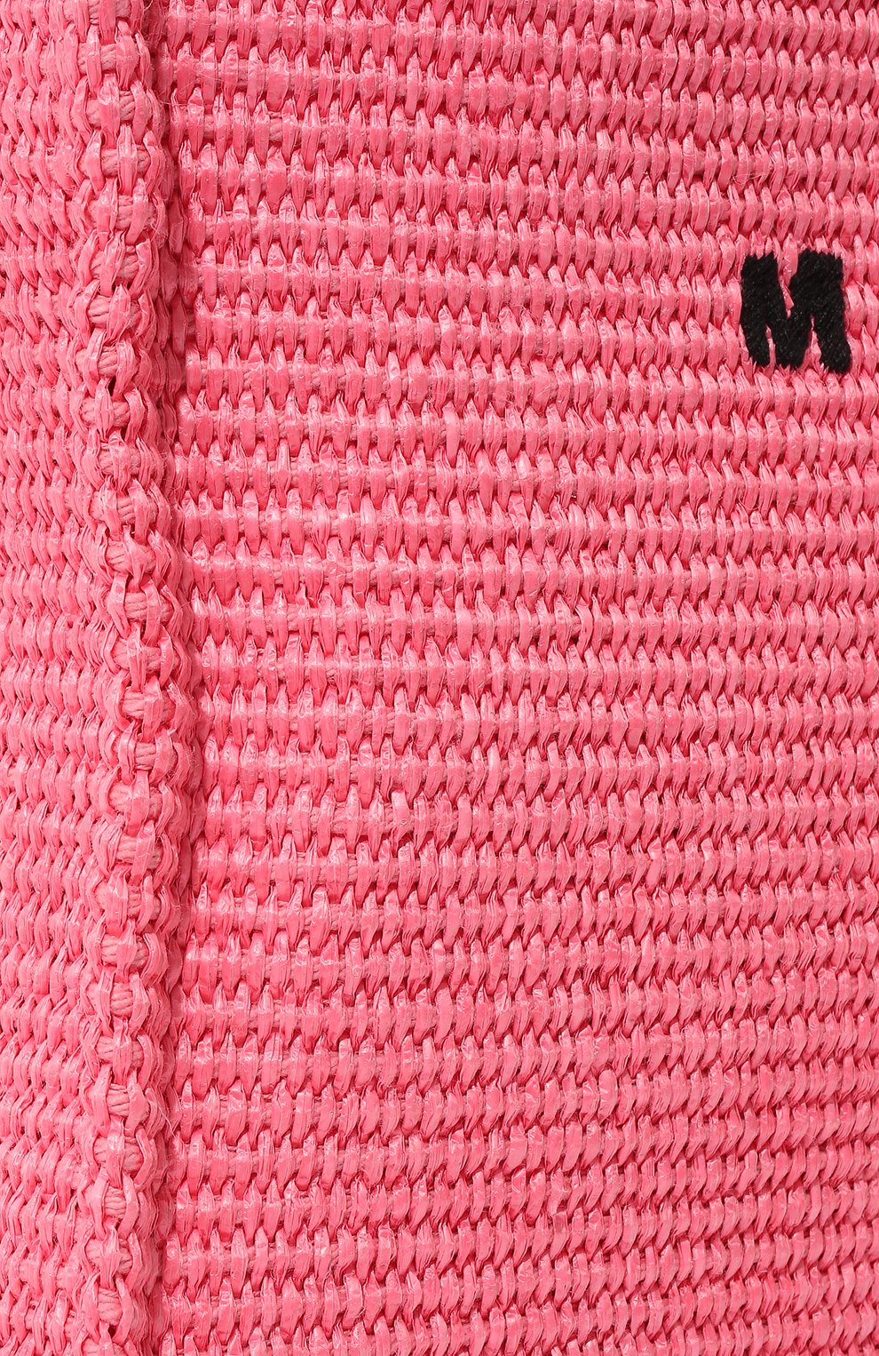 Женский сумка-тоут basket small MARNI розового цвета, арт. SHMP0077U0/P3860 | Фото 2 (Сумки-технические: Сумки-шопперы; Материал сплава: Проставлено; Материал: Текстиль; Драгоценные камни: Проставлено; Размер: small)
