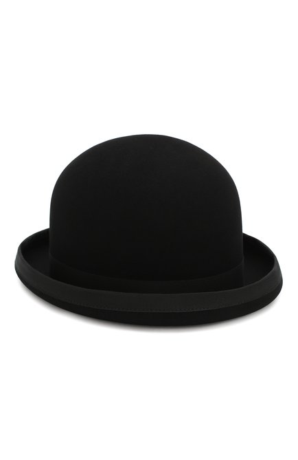 Женская шерстяная шляпа RALPH LAUREN черного цвета, арт. 434789006 | Фото 1 (Материал: Шерсть, Текстиль)