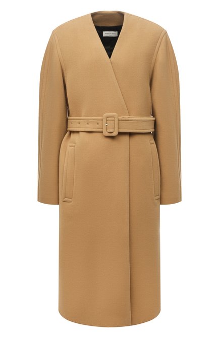 Женское шерстяное пальто DRIES VAN NOTEN бежевого цвета по цене 163000 руб., арт. 212-010280-3271 | Фото 1