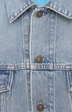 Мужская джинсовая куртка GUCCI голубого цвета, арт. 594850/XDA83 | Фото 5 (Кросс-КТ: Куртка, Деним; Рукава: Длинные; Стили: Гранж; Региональные ограничения белый список (Axapta Mercury): RU; Материал внешний: Хлопок, Деним; Мужское Кросс-КТ: Верхняя одежда; Длина (верхняя одежда): Короткие)