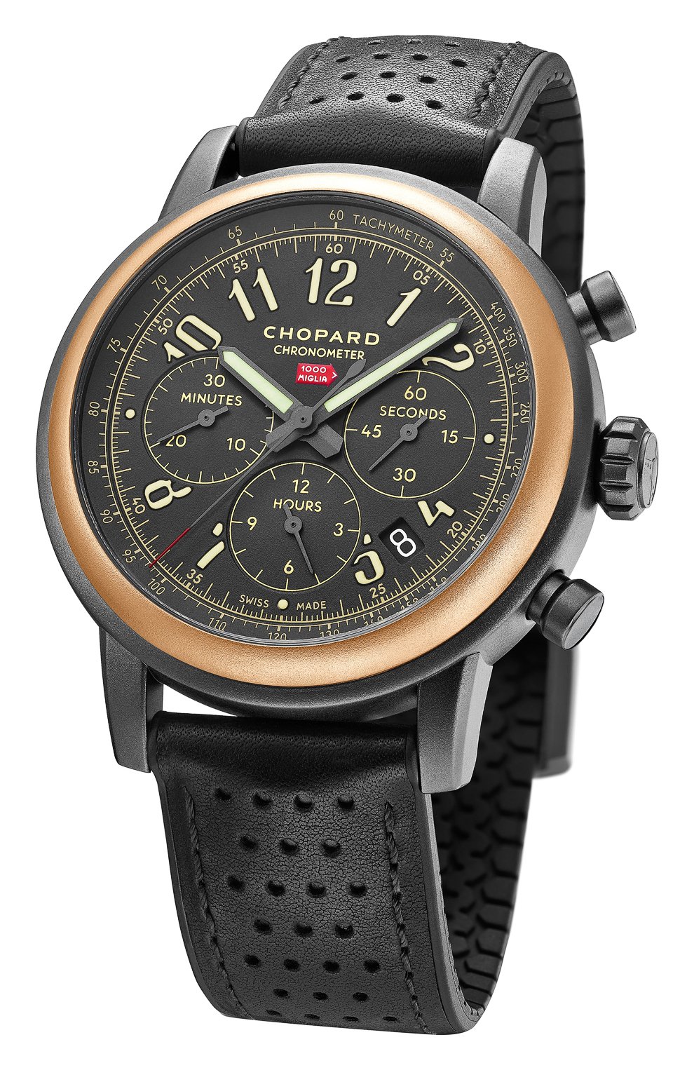 mille miglia chronograph rose gold dlc