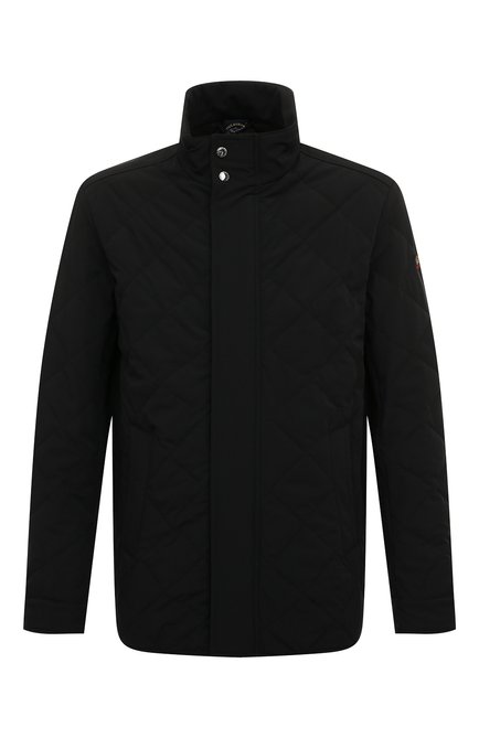Мужская утепленная куртка PAUL&SHARK черного цвета, арт. 12312004/INM | Фото 1 (Материал внешний: Синтетический материал; Материал подклада: Синтетический материал; Длина (верхняя одежда): Короткие; Рукава: Длинные; Кросс-КТ: Куртка; Мужское Кросс-КТ: утепленные куртки; Стили: Кэжуэл)