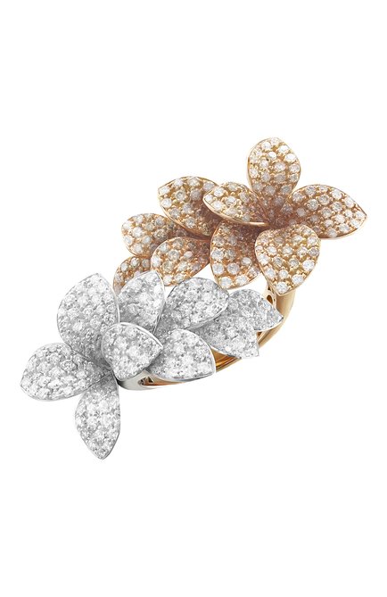 Женские кольцо PASQUALE BRUNI бесцветного цвета, арт. 15633BR | Фото 1 (Материал сплава: Белое золото, Розовое золото; Драгоценные камни: Бриллианты)