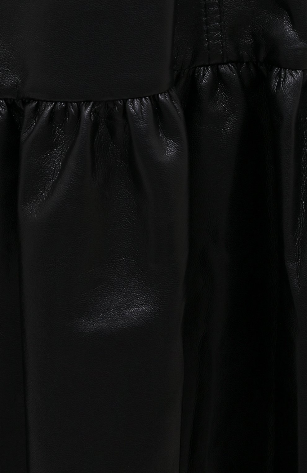 Женская юбка PHILOSOPHY DI LORENZO SERAFINI черного цвета, арт. A0102/5740 | Фото 5 (Материал внешний: Синтетический материал, Вискоза, Экокожа; Женское Кросс-КТ: Юбка-одежда; Длина Ж (юбки, платья, шорты): Миди; Кросс-КТ: экокожа)