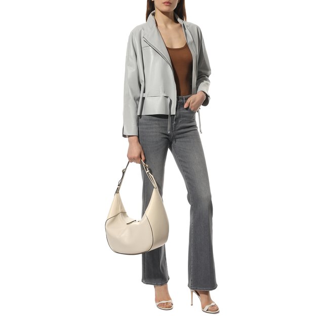 фото Кожаная куртка giorgio armani