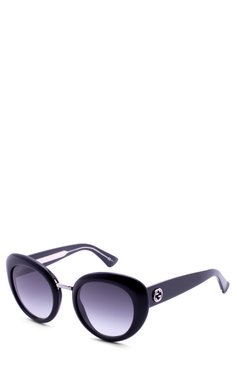 Женские солнцезащитные очки GUCCI черного цвета, арт. 3808 Y6C | Фото 2 (Материал внутренний: Не назначено; Региональные ограничения белый список (Axapta Mercury): Не проставлено; Нос: Не проставлено; Тип очков: С/з)