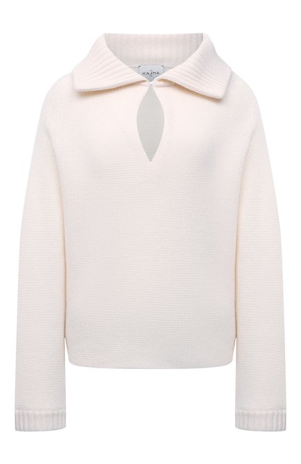 Женский кашемировый свитер LE KASHA белого цвета по цене 115000 руб., арт. LELING0 | Фото 1