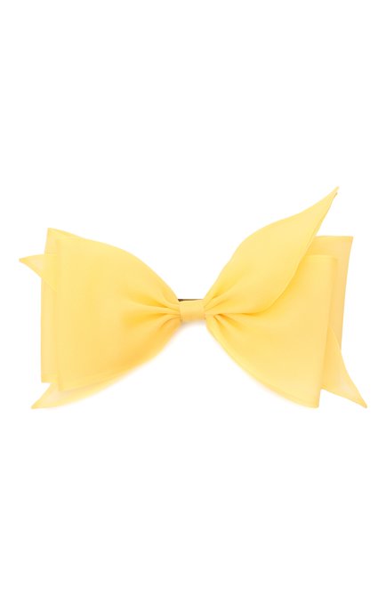 Женская заколка FLOWER ME желтого цвета, арт. ZBOW-NS007010L | Фото 1 (Материал: Текстиль)