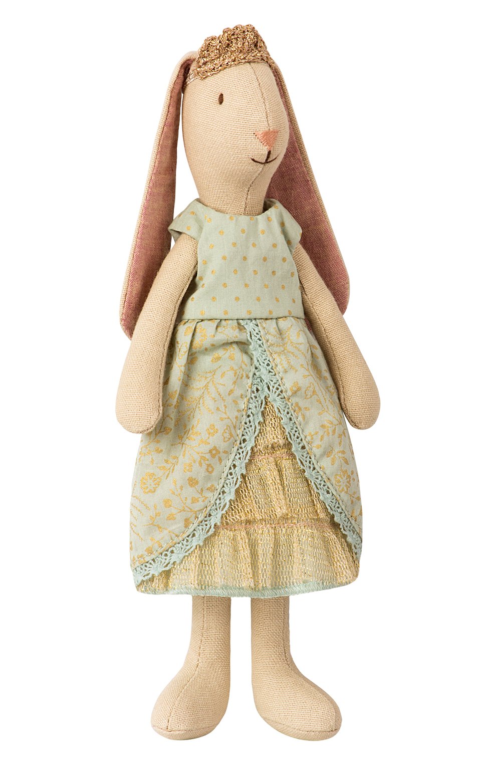 Детского игрушка заяц принцесса MAILEG бежевого цвета, арт. 16-8121-01 | Фото 1 (Игрушки: Фигурки)