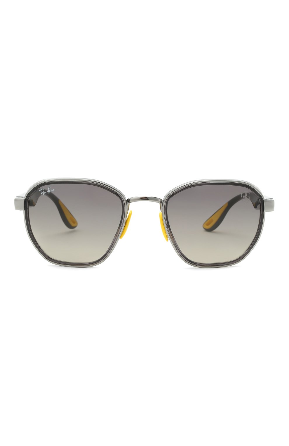 Женские солнцезащитные очки RAY-BAN серого цвета, арт. 3674M-F03011 | Фото 4 (Кросс-КТ: С/з-унисекс; Региональные ограничения белый список (Axapta Mercury): RU; Тип очков: С/з; Оптика Гендер: оптика-унисекс; Очки форма: Прямоугольные)
