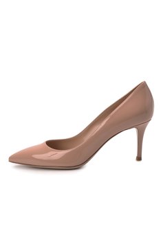 Женские кожаные туфли gianvito 70 GIANVITO ROSSI бежевого цвета, арт. G26770.70RIC.VERPEAH | Фото 4 (Материал внутренний: Натуральная кожа; Каблук высота: Средний; Каблук тип: Шпилька; Подошва: Плоская; толщина подошвы: 0,5; ширина носка стельки: 7, 7,3, 7,4, 7,6, 8, 8,2; высота каблука: 6,9, 7,5, 7,7)