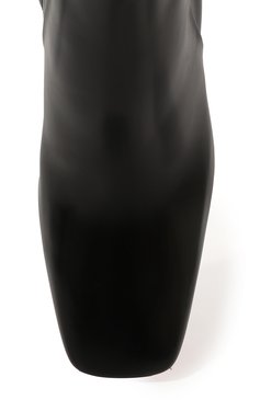 Женские кожаные ботильоны SANTONI черного цвета, арт. WTMP70209HI2BIVLN01 | Фото 6 (Каблук высота: Высокий; Материал внутренний: Натуральная кожа; Каблук тип: Устойчивый; Материал утеплителя: Без утеплителя; Подошва: Плоская)