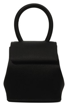 Женская сумка liza mini RUBEUS MILANO черного цвета, арт. 014/18DML600 | Фото 1 (Сумки-технические: Сумки top-handle; Размер: mini; Ремень/цепочка: На ремешке; Материал: Текстиль)