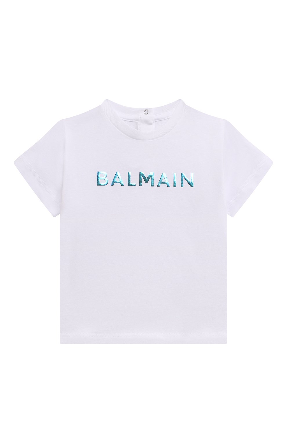 Топы Balmain, Хлопковая футболка Balmain, Португалия, Белый, Хлопок: 100%;, 13331711  - купить