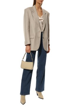 Женская сумка bonheur mini COCCINELLE кремвого цвета, арт. E5 LV3 55 P8 07 | Фото 7 (Сумки-технические: Сумки top-handle; Материал: Натуральная кожа; Размер: mini; Ремень/цепочка: На ремешке)