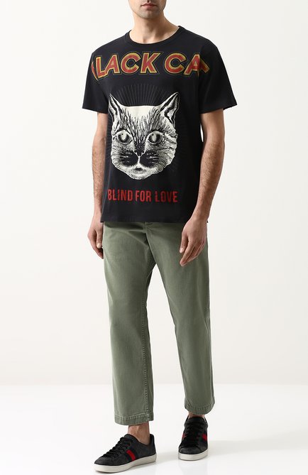 Gucci black hotsell cat t shirt