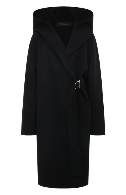 Женское шерстяное пальто BARBARA BUI черного цвета по цене 257500 руб., арт. C1106CAS | Фото 1
