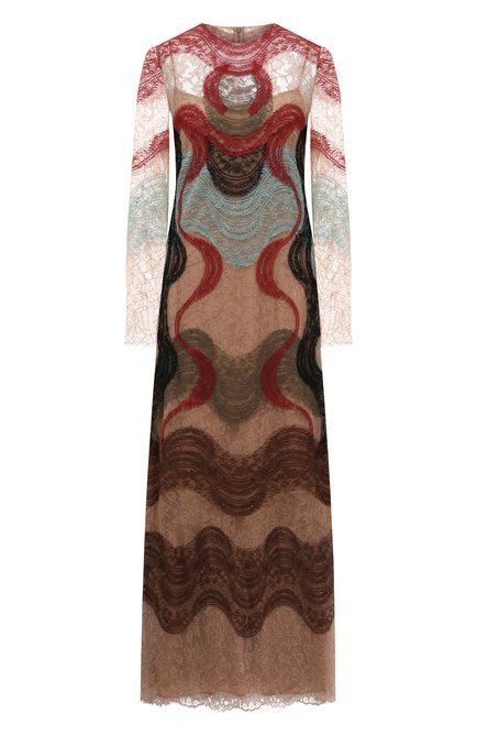 Женское платье VALENTINO разноцветного цвета по цене 1190000 руб., арт. KB0VD340/2J7 | Фото 1