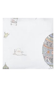 Детского хлопковая простыня ATELIER CHOUX белого цвета, арт. FITTED SHEET-H0T AIR BALL00N | Фото 1 (Материал: Текстиль, Хлопок)