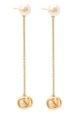 Женские серьги  VALENTINO золотого цвета, арт. UW0J0G61/UXM | Фото 3 (Материал: Металл)