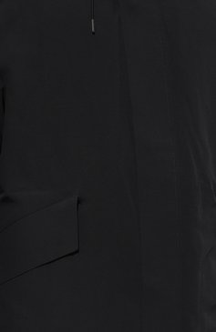 Мужская пуховая парка C.P. COMPANY черного цвета, арт. 15CM0W255A006355A | Фото 5 (Кросс-КТ: парка; Мужское Кросс-КТ: пуховик-короткий; Рукава: Длинные; Длина (верхняя одежда): До колена; Материал внешний: Синтетический материал; Материал сплава: Проставлено; Материал подклада: Синтетический материал; Драгоценные камни: Проставлено; Материал утеплителя: Пух и перо; Стили: Кэжуэл)