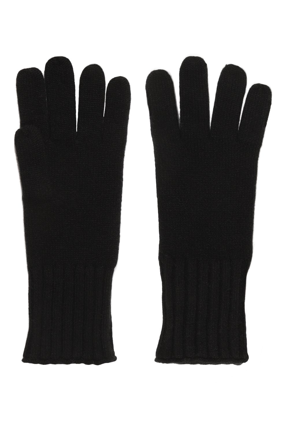 Женские кашемировые перчатки NOT SHY черного цвета, арт. 4102032C | Фото 3 (Материал: Текстиль, Кашемир, Шерсть; Материал сплава: Проставлено; Нос: Не проставлено)