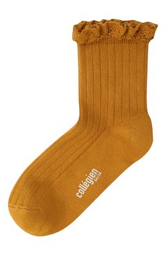 Детские хлопковые носки COLLEGIEN оранжевого цвета, арт. 3455/36-44 | Фото 1 (Материал: Текстиль, Хлопок; Региональные ограничения белый список (Axapta Mercury): RU; Кросс-КТ: Носки)