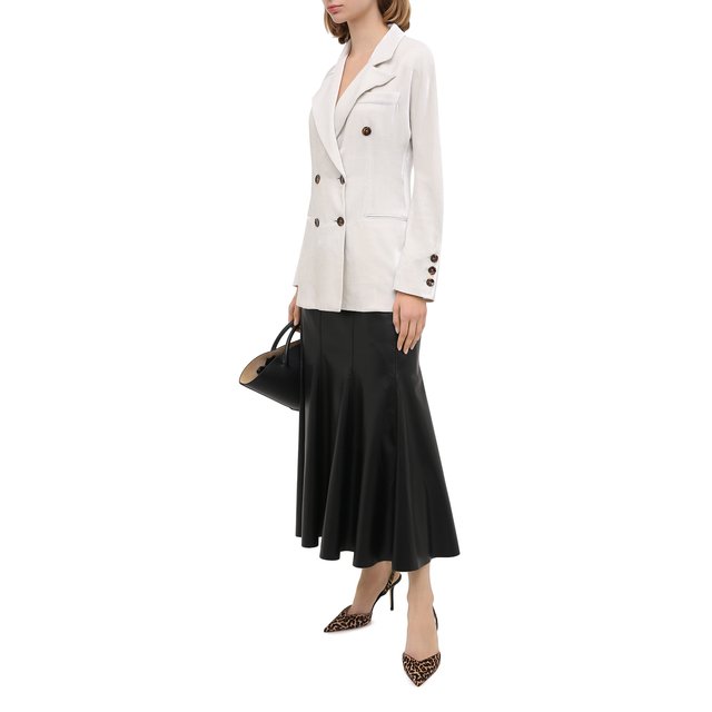 Жакет из вискозы и шелка Giorgio Armani  0SHGG0D5/T01I7 Фото 3
