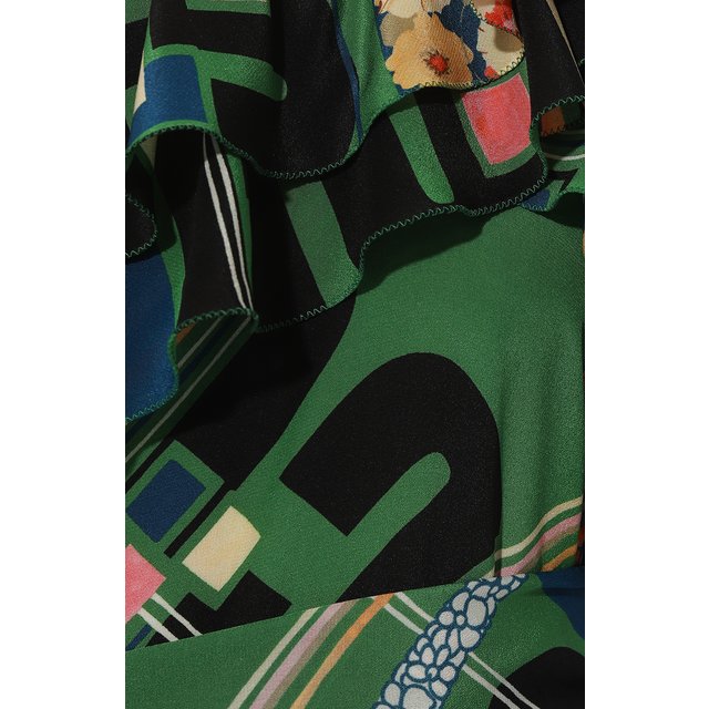 фото Шелковое платье gucci