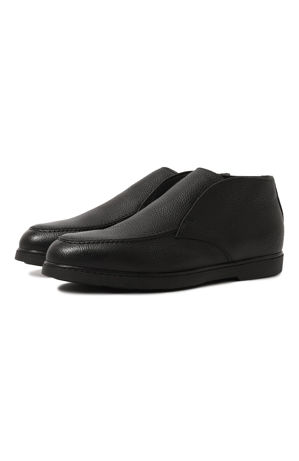 Мужские кожаные ботинки DOUCAL'S черного цвета, арт. DU2654ED0-UM019NN00 | Фото 1 (Материал утеплителя: Натуральный мех; Мужское Кросс-КТ: Ботинки-обувь, зимние ботинки; Региональные ограничения белый список (Axapta Mercury): RU; Подошва: Плоская; ширина носка стельки: 8,9, 9, 9,1, 9,2, 9,3, 9,6; высота каблука: 2,5, 2,6; толщина подошвы: 1,8, 1,9)