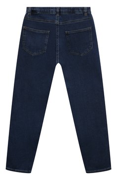 Детские джинсы IL GUFO темно-синего цвета, арт. A23PL388J0039/10A-14A | Фото 2 (Детали: Однотонный; Материал сплава: Проставлено; Нос: Не проставлено; Материал внешний: Хлопок)