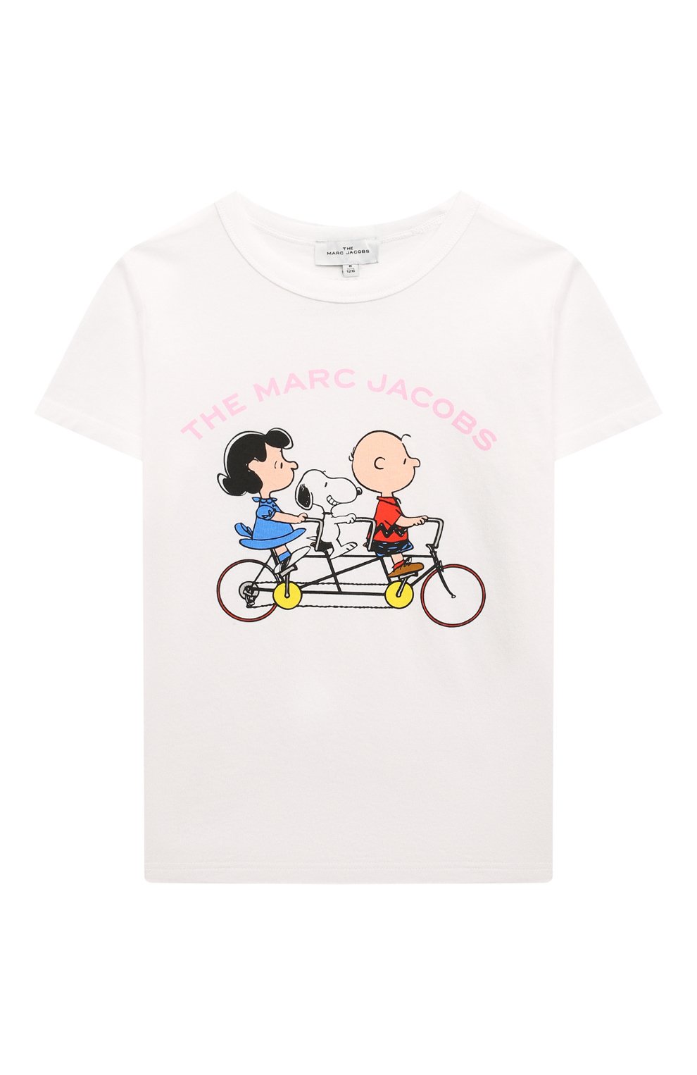 Хлопковая футболка MARC JACOBS (THE) детская белого цвета — купить в ...