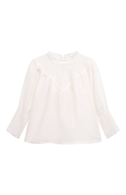 Детское блуза C`ERA UNA VOLTA белого цвета по цене 19900 руб., арт. S23SI02210 | Фото 1