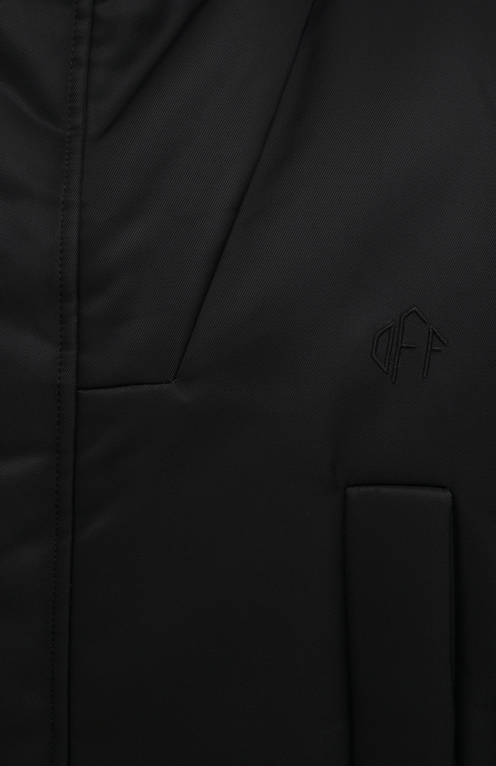 Мужская утепленная куртка OFF-WHITE черного цвета, арт. 0MEC019F21FAB001 | Фото 5 (Кросс-КТ: Куртка; Рукава: Длинные; Shop in Shop M: Верхняя одежда; Длина (верхняя одежда): До середины бедра; Материал внешний: Синтетический материал; Стили: Гранж; Мужское Кросс-КТ: утепленные куртки; Материал сплава: Проставлено; Материал подклада: Синтетический материал; Драгоценные камни: Проставлено)