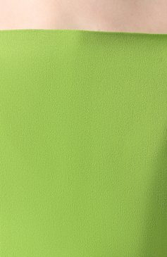 Женское платье-миди DOLCE & GABBANA зеленого цвета, арт. F6H4UT/FURDV | Фото 5 (Стили: Гламурный; Женское Кросс-КТ: Сарафаны, Платье-одежда; Случай: Вечерний; Рукава: На бретелях; Материал внешний: Синтетический материал, Вискоза; Длина Ж (юбки, платья, шорты): Миди; Материал подклада: Шелк)