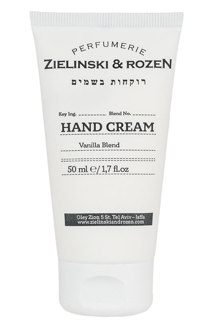 Крем для рук vanilla blend (50ml) ZIELINSKI&ROZEN бесцветного цвета, арт. 7290018419038 | Фото 2