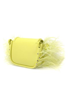 Женская сумка beak small BOTTEGA VENETA салатового цвета, арт. 666571/V13B1 | Фото 4 (Женское Кросс-КТ: Вечерняя сумка; Сумки-технические: Сумки через плечо; Материал: Натуральная кожа; Ремень/цепочка: На ремешке; Размер: small)