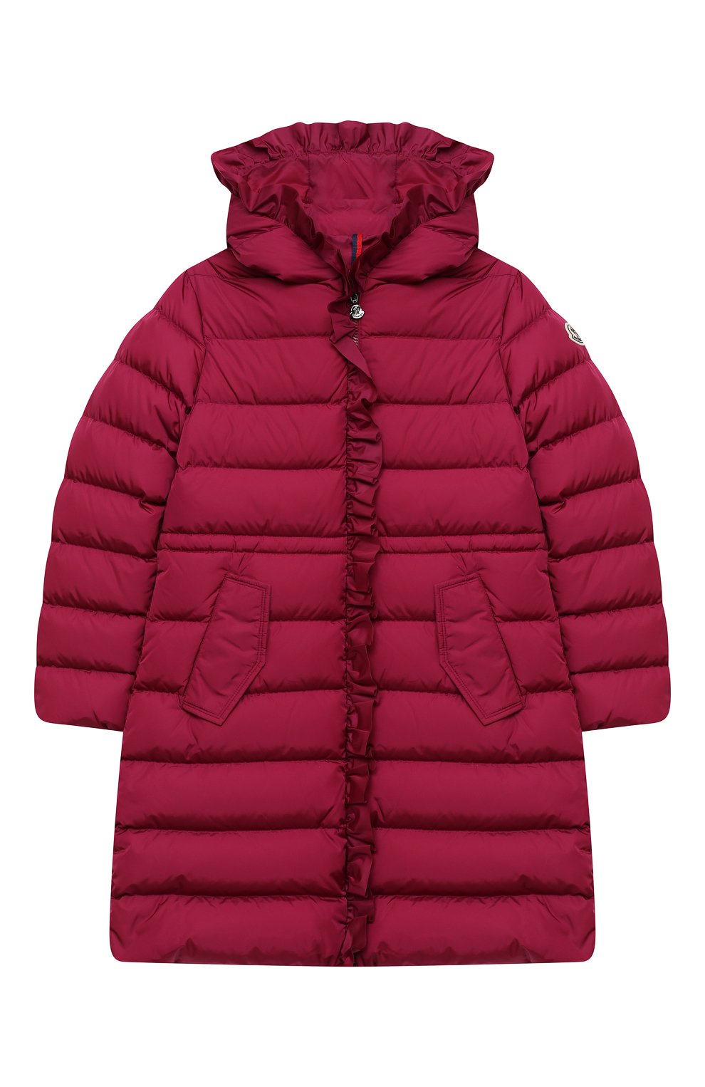 Пуховое пальто MONCLER детская бордового цвета — купить в интернет-магазине  ЦУМ, арт. F2-954-1C508-10-54155/12-14A