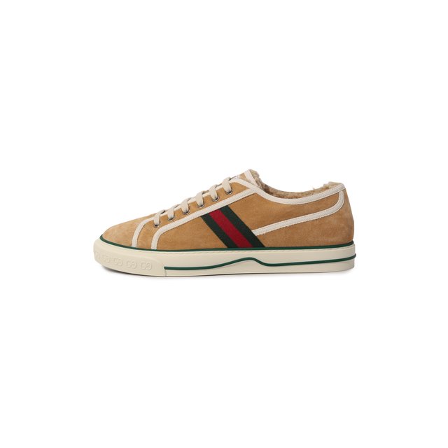 Замшевые кеды Tennis 1977 Gucci  649329 UAE10 Фото 4