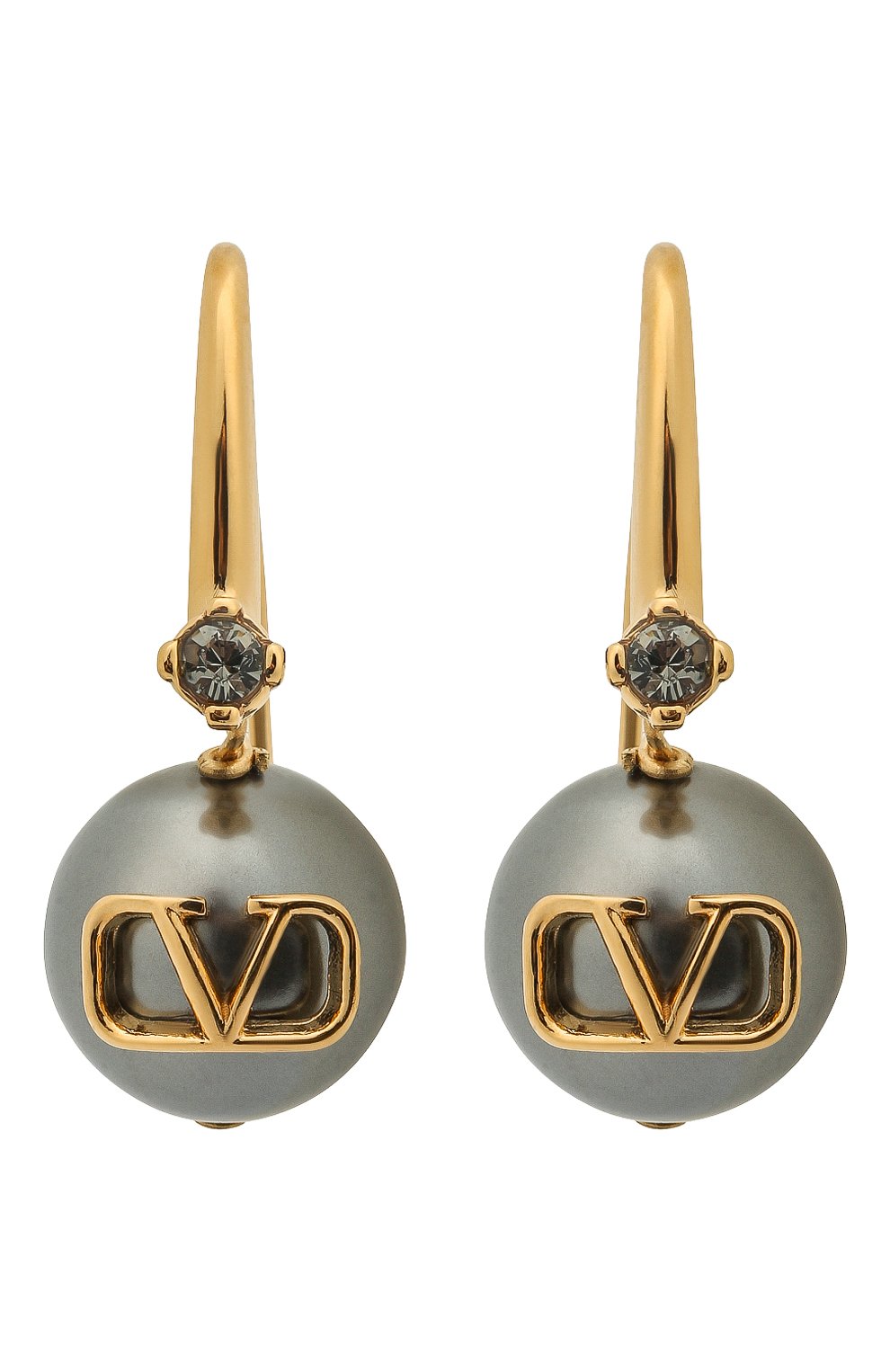 Женские серьги vlogo VALENTINO золотого цвета, арт. UW2J0G21/QVS | Фото 1 (Материал: Металл)