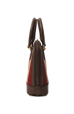 Женская сумка gucci 100 mini GUCCI разноцветного цвета, арт. 676532 ULB6T | Фото 4 (Сумки-технические: Сумки top-handle; Размер: mini; Ремень/цепочка: На ремешке; Материал: Текстиль)